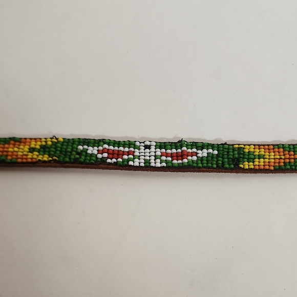 unbranded Accessories - Colorful Vintage Native American Handcrafted Beaded Belt/Hat Band Size 26